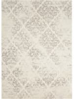 Nourison Damask Das03 Ivory Area Rug