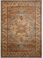 Nourison Delano Del05 Blue Area Rug