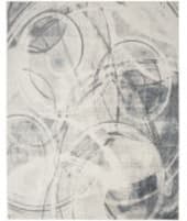 Nourison Home Astra Machine Washable Asw14 Silver Blue Area Rug