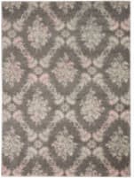 Nourison Tranquil Tra09 Grey - Pink Area Rug