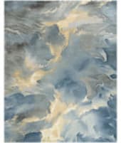 Nourison Home Prismatic Prs40 Blue Multicolor Area Rug