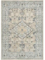 Nourison Home Washable Decor Wsd12 Taupe Blue Area Rug