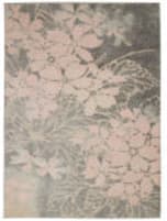 Nourison Tranquil Tra08 Grey - Pink Area Rug