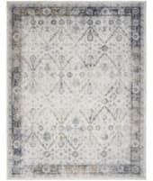 Nourison Home Astra Machine Washable Asw16 Ivory Blue Area Rug