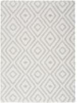 Nourison Home Modern Shag Mmd01 Ivory Silver Area Rug
