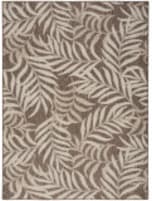 Nourison Home Garden Oasis Goa01 Mocha Area Rug