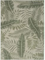 Nourison Home Garden Oasis Goa02 Ivory Green Area Rug