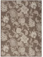 Nourison Home Garden Oasis Goa03 Mocha Area Rug