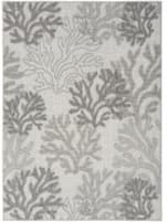 Nourison Home Garden Oasis Goa05 Grey Area Rug
