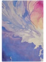 Nourison Home Prismatic Prs37 Blue Multicolor Area Rug