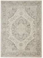 Nourison Tranquil Tra05 Ivory - Grey Area Rug