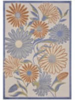 Nourison Home Aloha Alh33 Beige Multicolor Area Rug