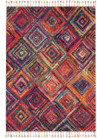 Nourison Nomad Nmd01 Red Multi Colored Area Rug