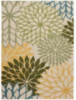 Nourison Home Aloha Alh05 Green Multicolor Area Rug