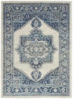 Nourison Persian Vintage Prv01 Ivory Blue Area Rug
