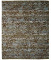 Nourison Rhapsody Rh009 Blue Moss Area Rug