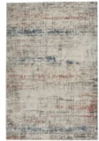 Nourison Rustic Textures RUS14 Light Grey Multi Area Rug