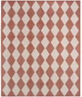 Nourison Home Positano Pos04 Terracotta Area Rug