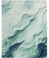 Nourison Home Prismatic Prs42 Silver Green Area Rug
