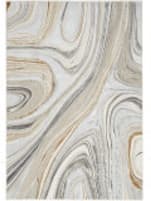 Nourison Home Glitz Glz21 Grey Gold Area Rug