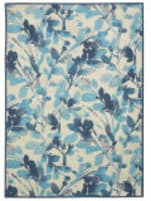 Nourison Vintage Lux Wjc02 Indigo Area Rug