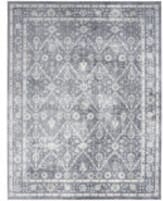 Nourison Home Astra Machine Washable Asw16 Dark Blue Area Rug