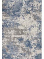 Nourison Rustic Textures Rus08 Grey - Blue Area Rug