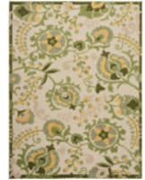 Nourison Home Aloha Alh17 Ivory Green Area Rug