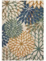 Nourison Home Aloha Alh05 Blue Green Area Rug