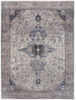 Nourison Home Grand Washables Grw05 Ivory Blue Area Rug