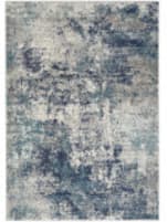 Nourison Home Passion Psn36 Ivory Teal Area Rug