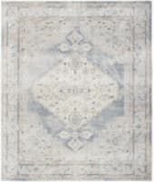 Nourison Home Astra Machine Washable Asw11 Light Blue Area Rug