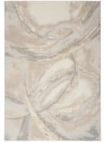 Inspire Me! Home Decor Brushstrokes Bsk01 Beige - Grey Area Rug