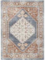 Nourison Home Astra Machine Washable Asw11 Denim Multi Area Rug