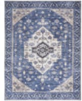 Nourison Home Grand Washables Grw03 Denim Area Rug