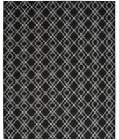 Nourison Home Modern Lines Mol01 Black Area Rug