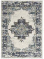 Nourison Home Passion Psn03 Ivory - Grey - Blue Area Rug