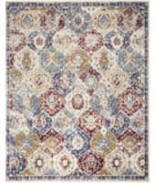 Nourison Home Grafix Grf31 Blue Multicolor Area Rug