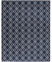 Nourison Home Modern Lines Mol01 Navy Area Rug