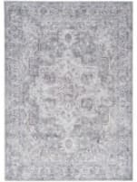 Nicole Curtis Machine Washable Series 1 Sr101 Ivory Grey Area Rug