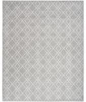 Nourison Home Modern Lines Mol01 Silver Area Rug