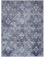 Nourison Home Jubilant Jub21 Navy Ivory Area Rug