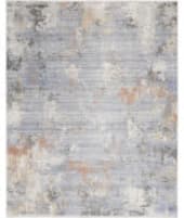 Nourison Home Abstract Hues Abh01 Grey Blue Area Rug