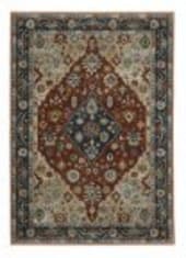 Oriental Weavers Aberdeen 1143h Red - Blue Area Rug