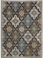 Oriental Weavers Ellington Ell07 Blue - Rust Area Rug