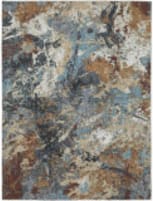 Oriental Weavers Sumter Sum13 Blue - Rust Area Rug