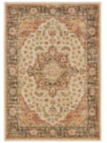 Oriental Weavers Toscana 9551A Ivory - Orange Area Rug