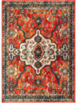 Oriental Weavers Sedona 9589A Orange - Blue Area Rug