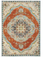 Oriental Weavers Xanadu 1332Q Orange - Blue Area Rug