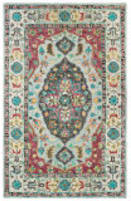 Oriental Weavers Zahra 75504 Grey - Pink Area Rug